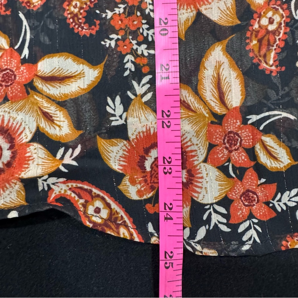 Umgee Multicolor Patchwork Blouse - Picture 13 of 13